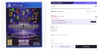 Juego PS4 Megadrive Classics por 17.47€ (Cuenta Nueva 10.18€)