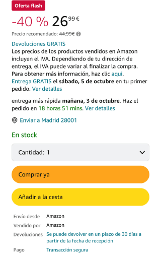 Fire TV Stick con mando por voz Alexa (incluye controles del TV) / Mando por voz Alexa Proa solo 26,90€