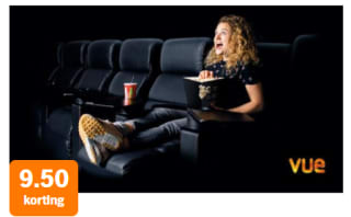 VUE Filmvoucher + medium popcorn voor €9,50 in de AH voordeelshop