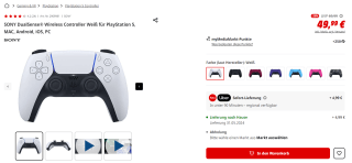 [DUITSLAND] Sony PS5 Dualsense controller voor €49,99 bij Mediamarkt Duitsland