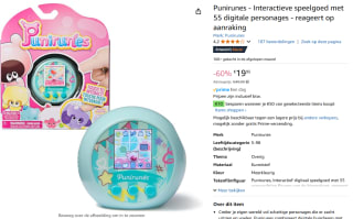 Punirunes - Interactief speelgoed met 55 digitale personages voor €19,95 bij Amazon