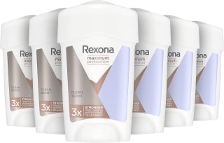 Rexona Women - Deodorant Vrouw Stick - Maximum Protection Clean Scent - 6 x 45 ML voor €29,97 bij Amazon