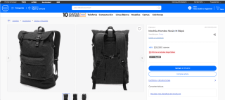 Mochila Element Strain M Bkpk por $35.990