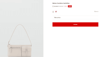 Bolso de hombro con bolsillos por 13.99€