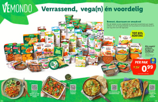 Alle vega(n) schijven, burgers en schnitzels voor €0,99 bij de Lidl