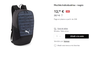 Mochila Puma Individualrise por 12.99€