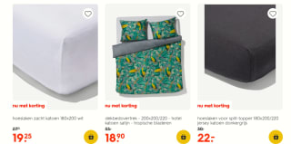 Diverse bedtextiel 30% korting bij de Hema