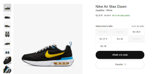 Zapatillas Nike Air Max desde 35,97€