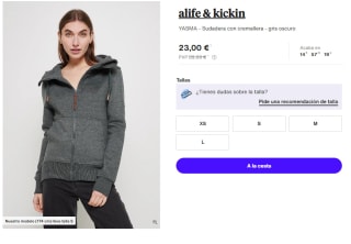 Sudadera para Mujer alife & kickin YASMA por 23€