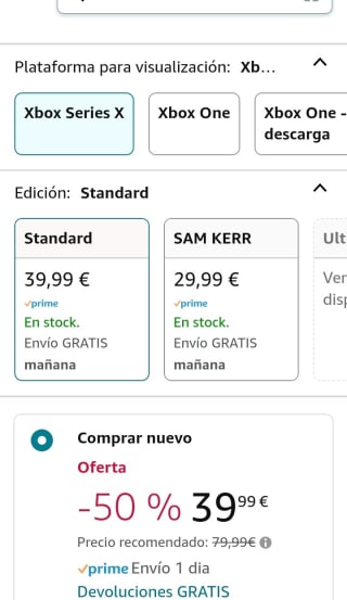 FIFA 23 Standard Edition Xbox Series X por 39,99€.9