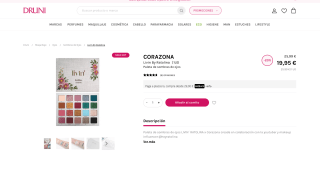 Paleta CORAZONA Livin By Ratolina de sombras de ojos por 19,95€