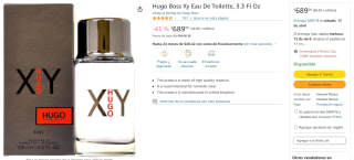 Perfume Hugo Boss XY 100ml por $689 en Amazon