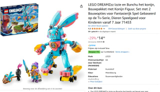 LEGO DREAMZzz Izzie en Bunchu het konijn voor €14,99 bij Amazon
