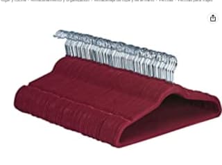 Pack de 100 perchas antideslizantes por 25.53€