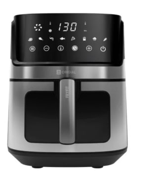 Freidora de Aire con Ventana 6.5L 1700W Acero Inoxidable Origial FRYFIT por 52€