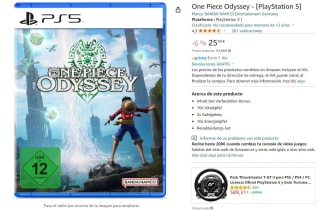 Juego One Piece Odyssey - [PlayStation 5] por 25,99€