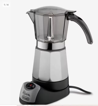 Cafetera Italiana Eléctrica, Alicia, De'Longhi por 75€ (63€ cuenta nueva)