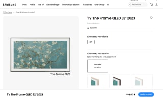 TV The Frame QLED 32" 2023 à 499€