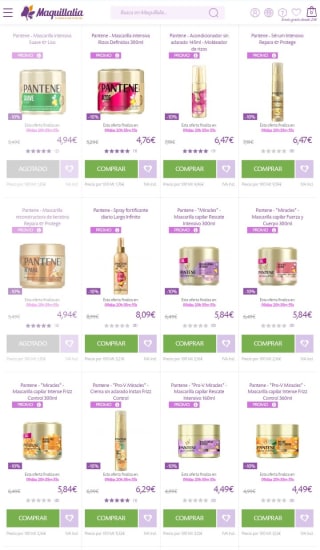 -10% de Descuento en Pantene desde Maquillalia.