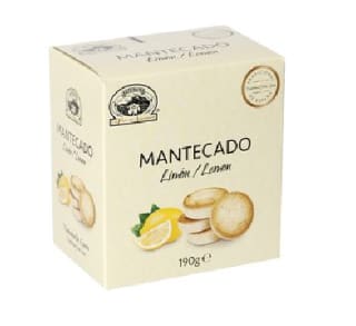 LA FLOR DE ANTEQUERA mantecados de limón caja 190 gr a 0,60€