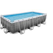 Bestway Power Steel zwembad set rechthoek rotan 549 x 274 x 122 cm voor €482 bij Toppy