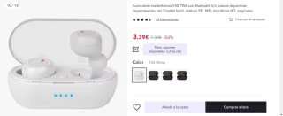 Auriculares Y50 TWS con Bluetooth 5,0 por 3.39€