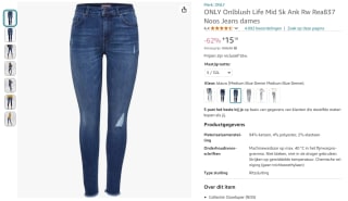 ONLY Onlblush Life Rea837 jeansbroek voor €15,19 bij Amazon