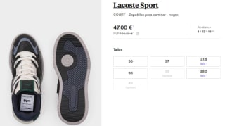 Zapatillas para Mujer Lacoste Sport COURT por 47€