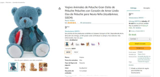 Peluche Gran Osito de 50Cm por solo 9,99€