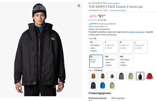 The North Face EVOLVE TRICLIMATE JACKET - Hardshell-jas - voor €91,95 bij Amazon