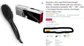 Cepillo alisador Rowenta x Karl Lagerfeld por 27,99€