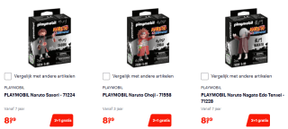 2+1 gratis op geselecteerde Playmobil bij Bol