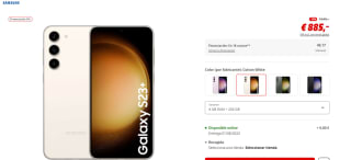 Smartphone Samsung Galaxy S23 Plus 5G 8/256GB por 885€