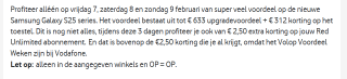 Bespaar tot wel € 945,- voordeel op de Samsung Galaxy S25 Series bij Vodafone