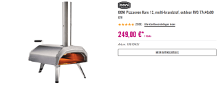 OONI Pizzaoven Karu 12 voor €249 bij Hornbach