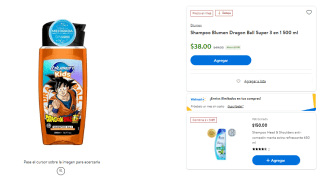 Shampoo Blumen Dragon Ball Super 3 en 1 $38 | Walmart