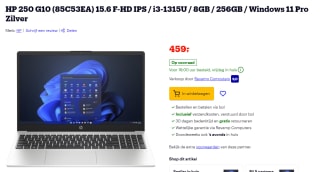 HP 250 G10 i3-1315U 15 8GB/256 (NL) laptop voor €459 bij Bol.com