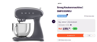 Smeg Keukenrobot SMF03GREU voor €199,95 bij Ibood