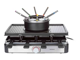 Raclette grill con fondue de 1400 W por 29.99€