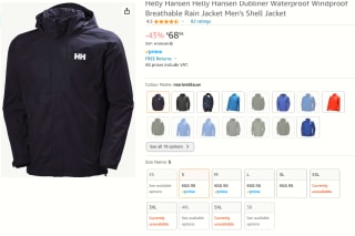 Helly Hansen Dubliner Insulated Winterjas voor €68,98 bij Amazon
