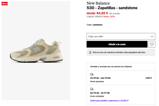 Zapatillas New Balance 530 por 64,95€