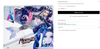 Muñeca Sirena NE Mermaze Mermaidz Winter por 15€