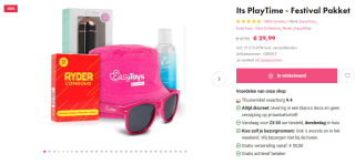 Its PlayTime - Festival Pakket voor €29,99 bij Easytoys