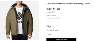 Chaqueta de Hombre Columbia Oak Harbor por 84.99€