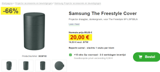 Samsung VG-SCLA00G projectorkoffer ABS voor €20 bij Proshop