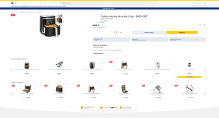 Freidora de aire sin aceite Cube 300010IBT Aigostar por solo 53,03€