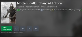 Mortal Shell: Enhanced Edition voor €2,99 in de Xbox store