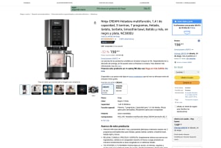 Heladera Ninja Creami por solo 156,20€