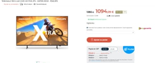 Téléviseur Mini-Led UHD 4K PHILIPS - 65PML9049 PHILIPS à 1.094,09€