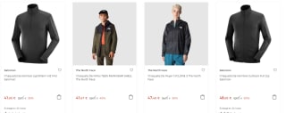 Chaquetas Salomon, The North Face y Columbia a precios minimos